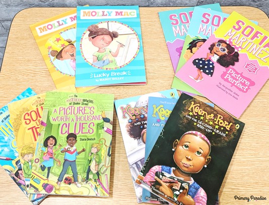 Diverse chapter books that your second and third grade students will love! Representation matters, and these series are the perfect addition to your classroom library.