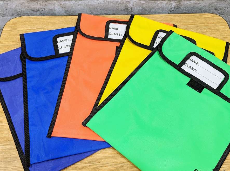 Book bags for take home books for school that actually hold up! These are a perfect back to school classroom solution.