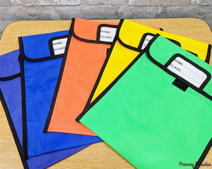 Book bags for take home books for school that actually hold up! These are a perfect back to school classroom solution.