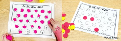 CVC word and alphabet activities that are hands on and students will love! The reusable write on, wipe off activities are engaging and effective!