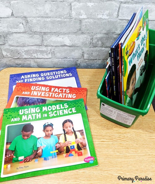 NGSS science standards for elementary students: learn some easy ways to incorporate science into your literacy instruction with these fantastic book collections from Steps to Literacy