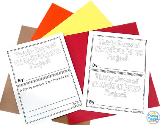 Thanksgiving in November is a time to teach thankfulness. This print and go daily journal is a great, thankful activity for your students to complete daily. It’s the perfect do now, morning work, homework, or writing project!