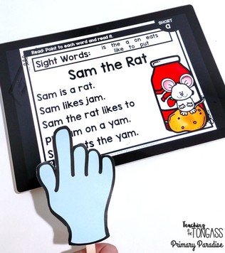 Digital decodable readers save teachers the prep time and can be used on iPads, tablets computers, laptops, even your cell phone or projector! Printable black and white versions are included to send home! Perfect practice for students learning 130 spelling sound patterns.