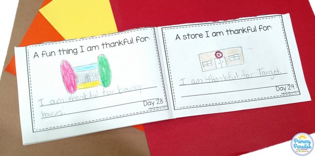 Thanksgiving in November is a time to teach thankfulness. This print and go daily journal is a great, thankful activity for your students to complete daily. It’s the perfect do now, morning work, homework, or writing project!