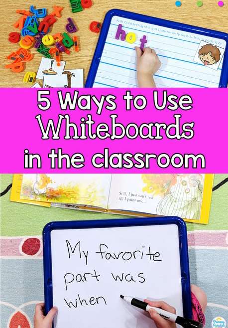 Whiteboards, or dry erase boards, are such a versatile and helpful classroom tool. They're a great way to reduce paper use, do a quick, informal assessment, and give your students a chance to quickly jot down ideas. This post shares some ways I like to use whiteboards in my classroom.