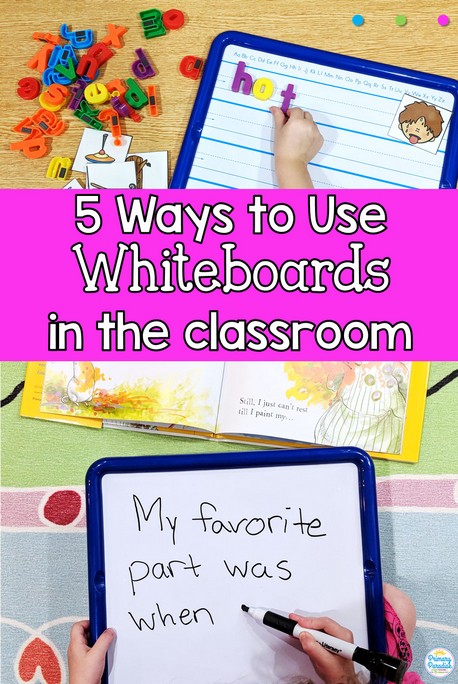 Whiteboards, or dry erase boards, are such a versatile and helpful classroom tool. They're a great way to reduce paper use, do a quick, informal assessment, and give your students a chance to quickly jot down ideas. This post shares some ways I like to use whiteboards in my classroom.