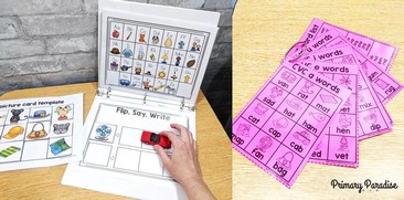 CVC word and alphabet activities that are hands on and students will love! The reusable write on, wipe off activities are engaging and effective!