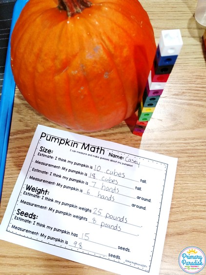 Pumpkin exploration is such a fun, hands on, engaging activity for your classroom! Students will love investigating their pumpkins in October! Math, science, reading, and writing activities all in one fun, cross-curricular day!