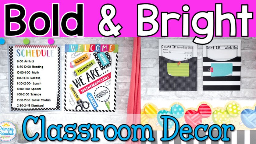 Bold & Bright Classroom Decor with Creative Teaching Press