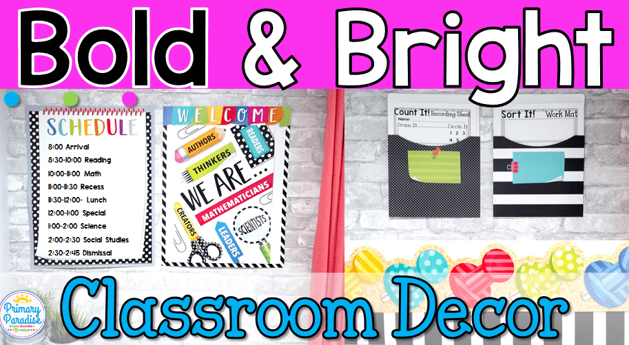 Bold & Bright Classroom Decor with Creative Teaching Press