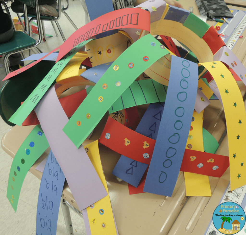 100th Day Hats Pile