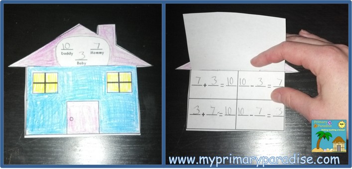 fact family houses are a great tool to reinforcing fact families!