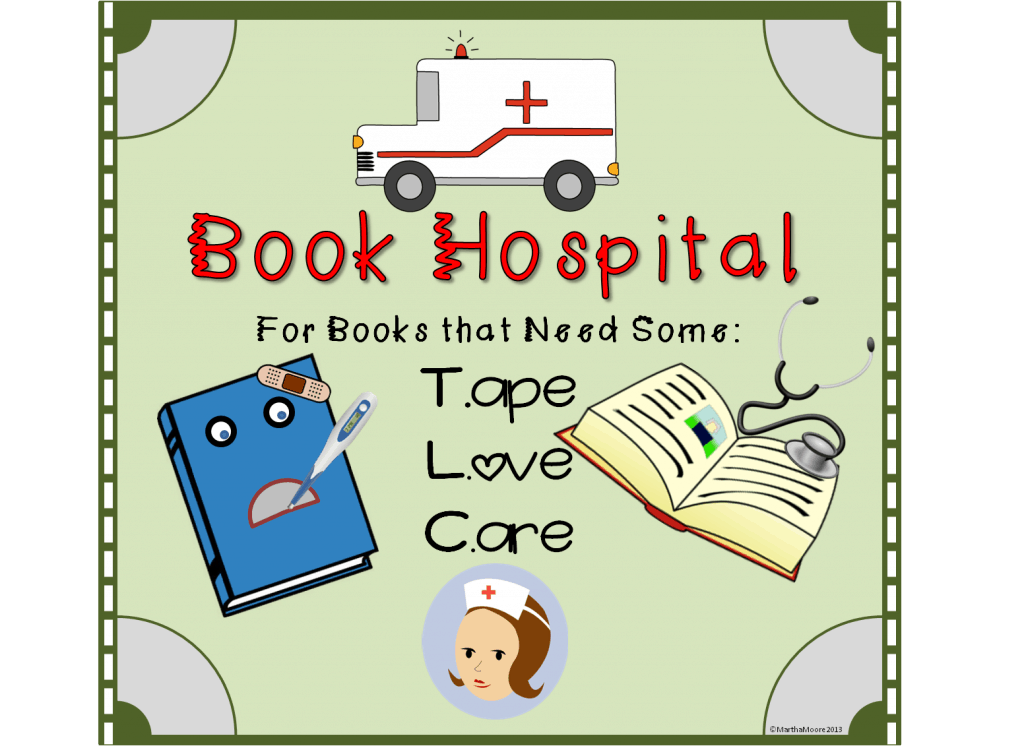 Book Hospital Sign Freebie