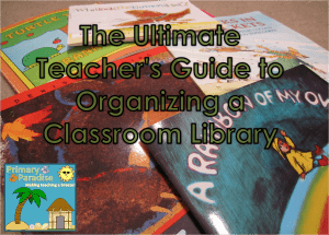 Organizing a Classrom Library