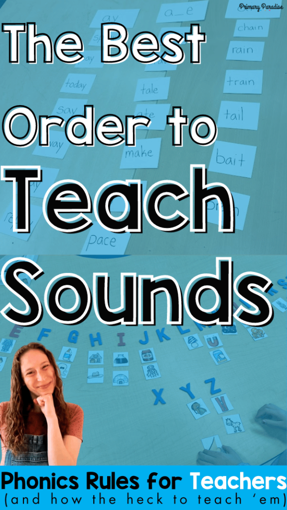 The best order to teach sounds: creating a phonics scope and sequence