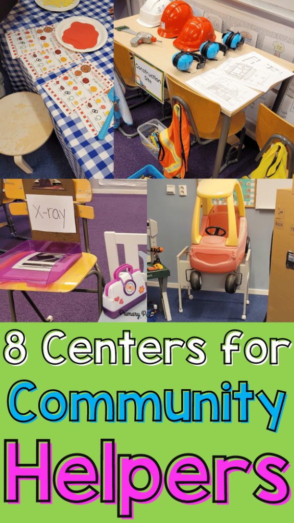 community helpers and job centers for a hands on inquiry experience in kindergarten or first grade