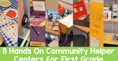 8 Hands On Community Helper Centers for First Grade