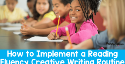 How to Implement a Reading Fluency Creative Writing Routine