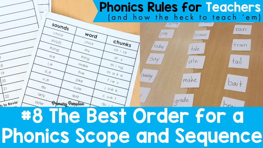 The Best Order to Teach Sounds: Phonics Scope and Sequence