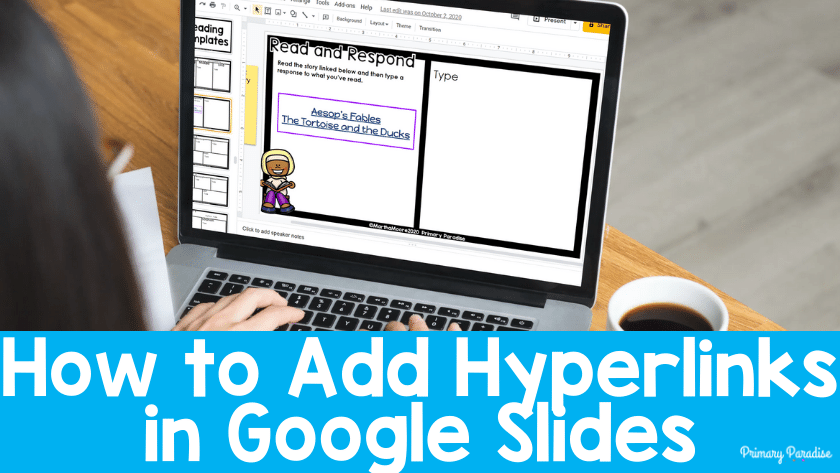 How to Add Hyperlinks in Google Slides