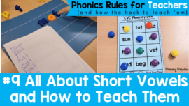 All about short vowels and how to teach them