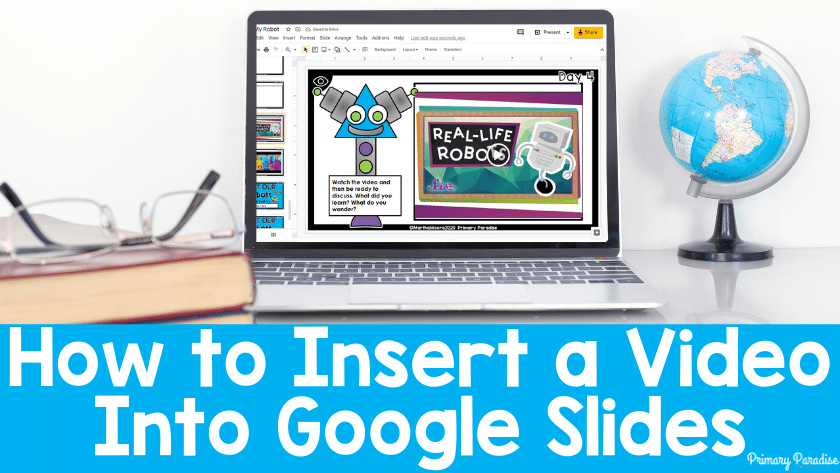 google presentation insert video