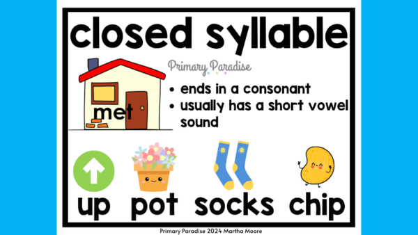 What is a Closed Syllable and How to Teach It: 8 Strategies