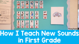 writing digital tools A sound wall picture with a poster with a car and the letters ar written on the car