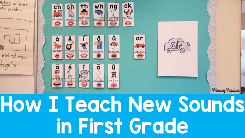 How I Teach a New Phonics Sound in First Grade