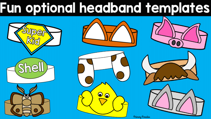 fun optional headband templates