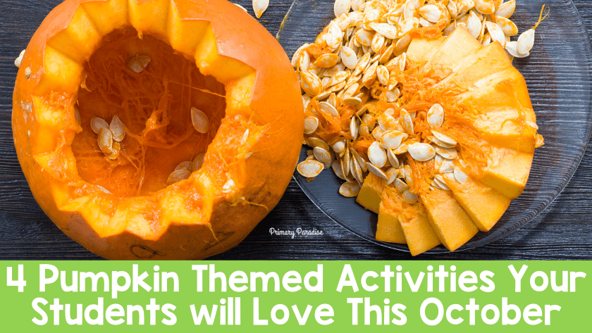 4 Pumpkin Themed Activities Your Students will Love This October