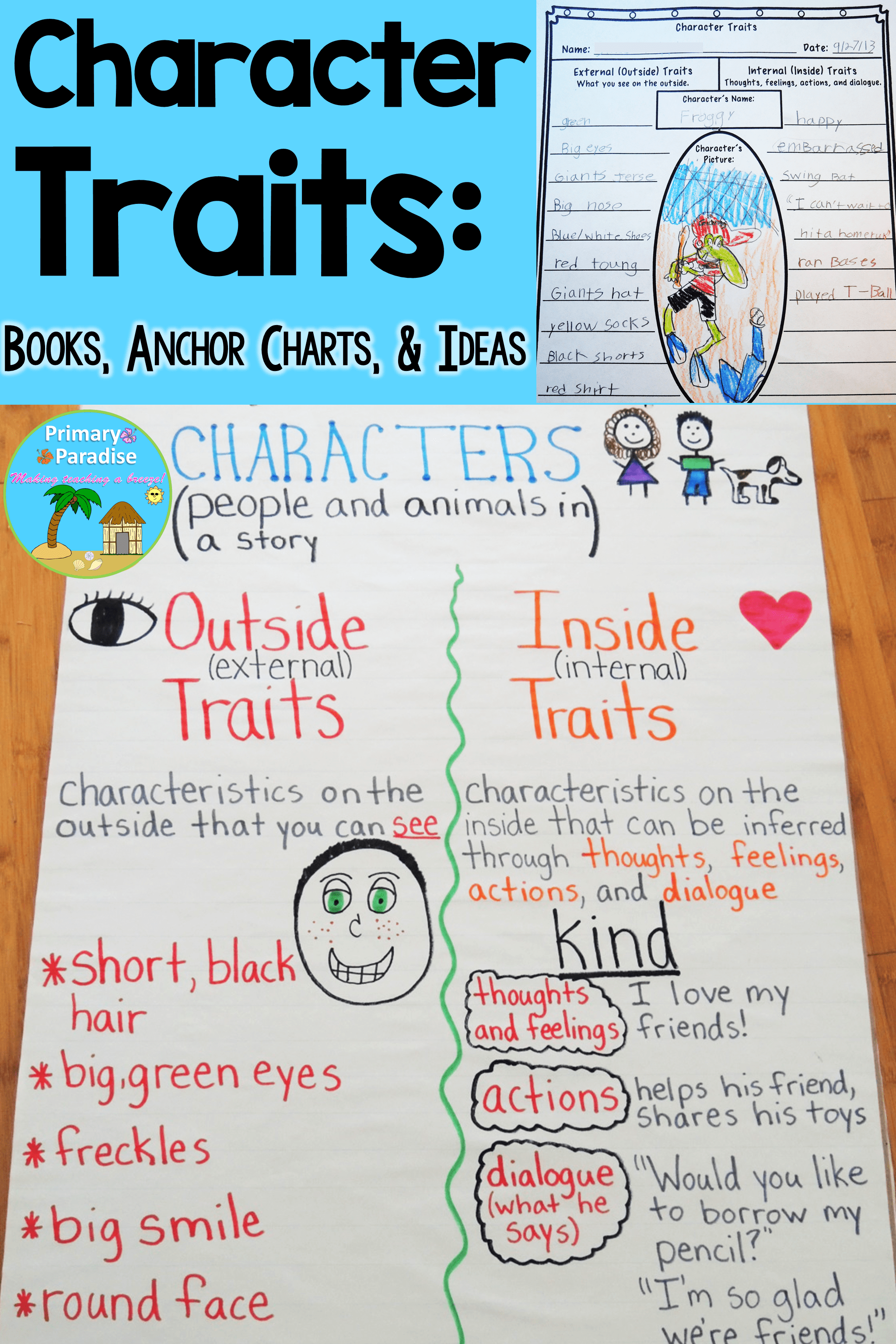 Character Traits Teach your students this important story element with
