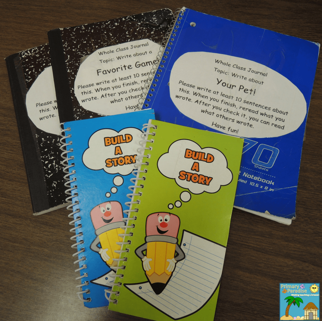 Class Journals and Flip Book