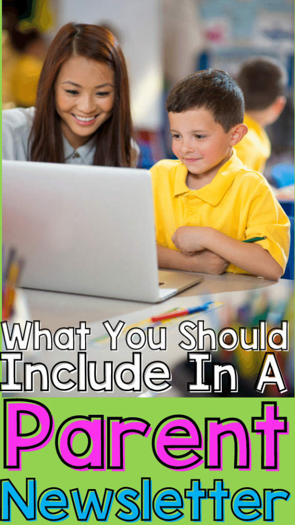 Pin it; What You Should Include In Your Weekly Parent Newsletter