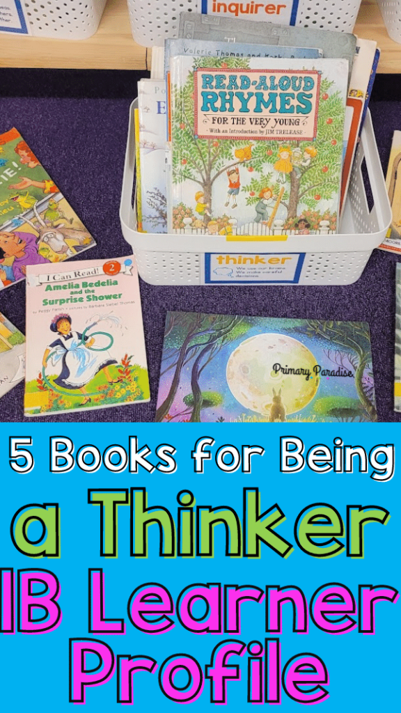 5 books for being a thinker IB learner profile pyp