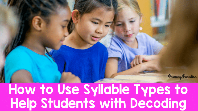 How to Use Syllable Types to Help Students with Decoding