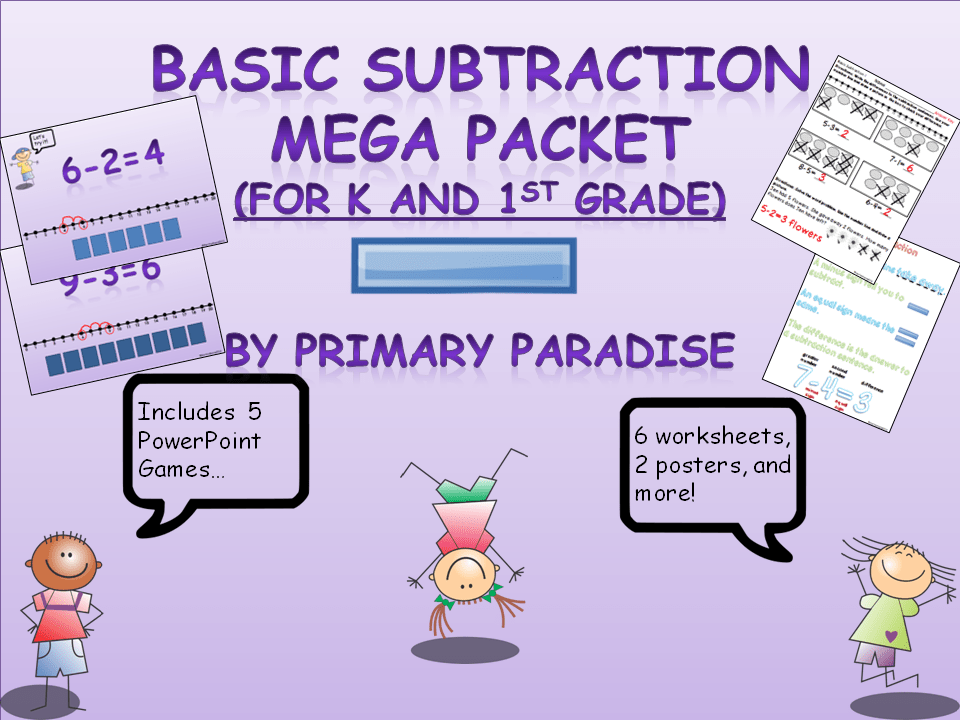 Basic Subtraction MEGA Pack