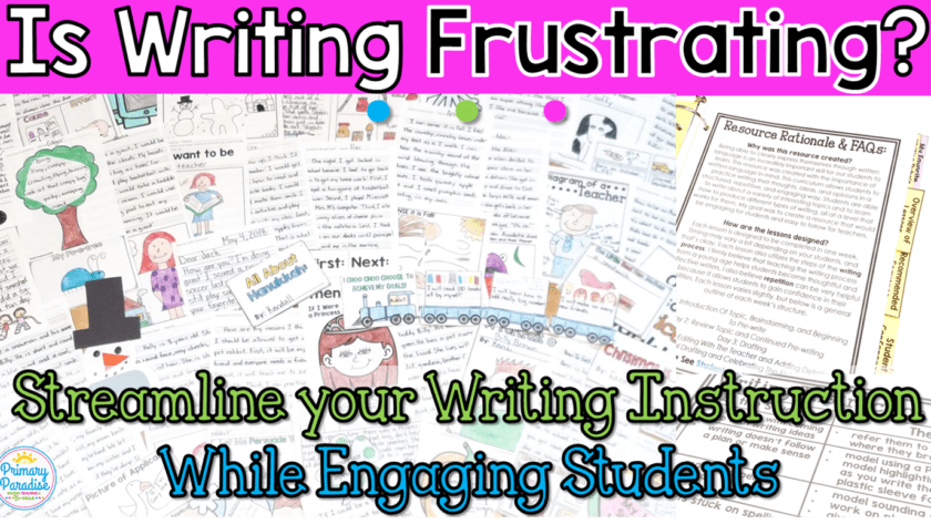 Is Writing Frustrating Your Students? Get it WRITE