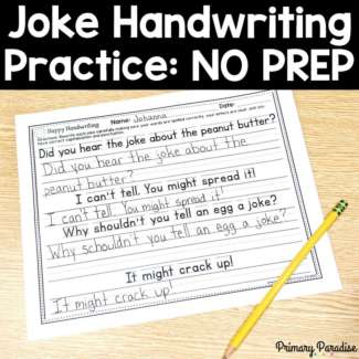Handwriting Practice Bundle: Print & Cursive