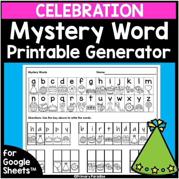 Mystery Words Celebration