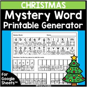 Mystery Words Christmas Cover updated