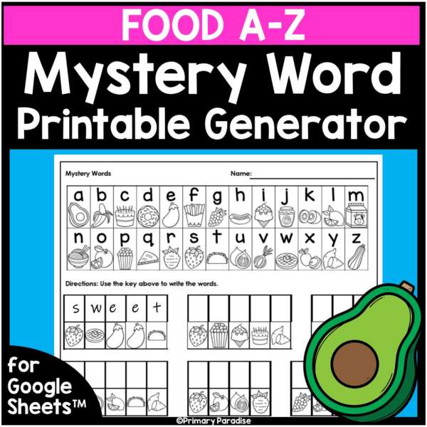 Mystery Words Food AZ