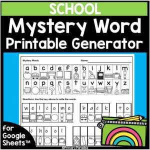 Mystery Words School
