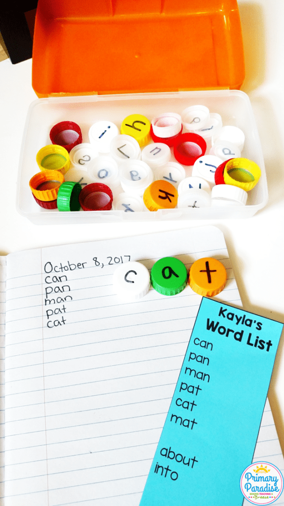 Year Long, Cheap, and Engaging Word work and Writing center ideas for your kindergarten, first grade, and second grade classroom! Your students will love these low prep, hands on centers. Perfect for Daily 5.