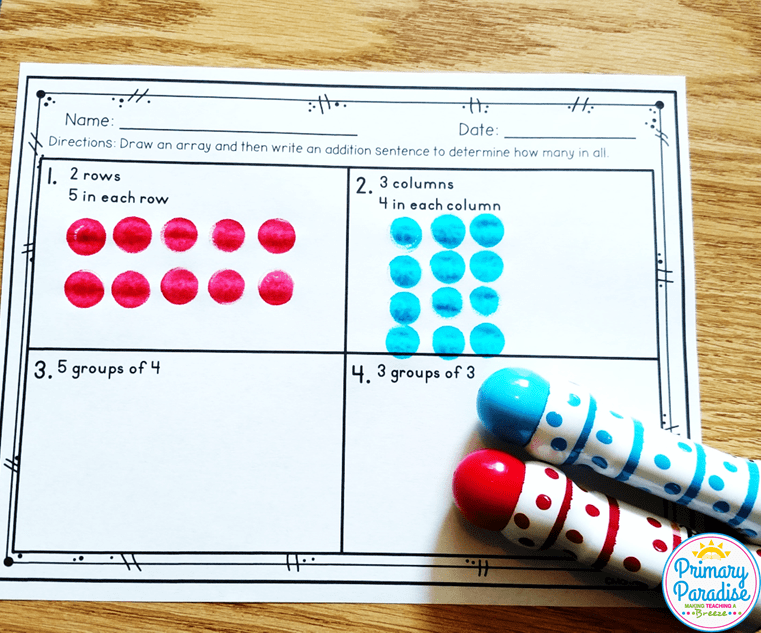 Dice and dabbers in your classroom are a great way to engage students and enhance learning in math, reading, words and more!