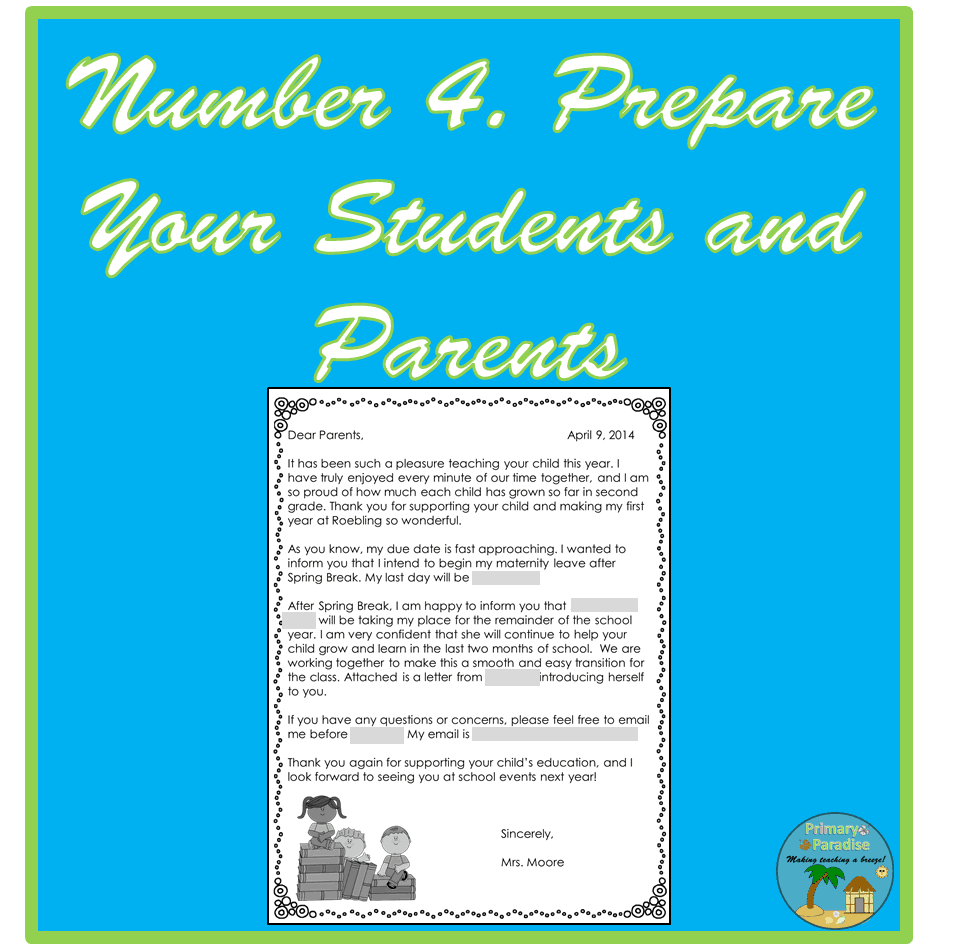 Prepare Students and Parents