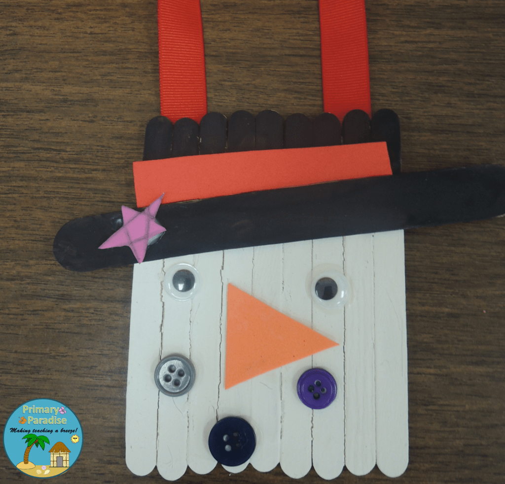 Popsicle Stick Snowman 6