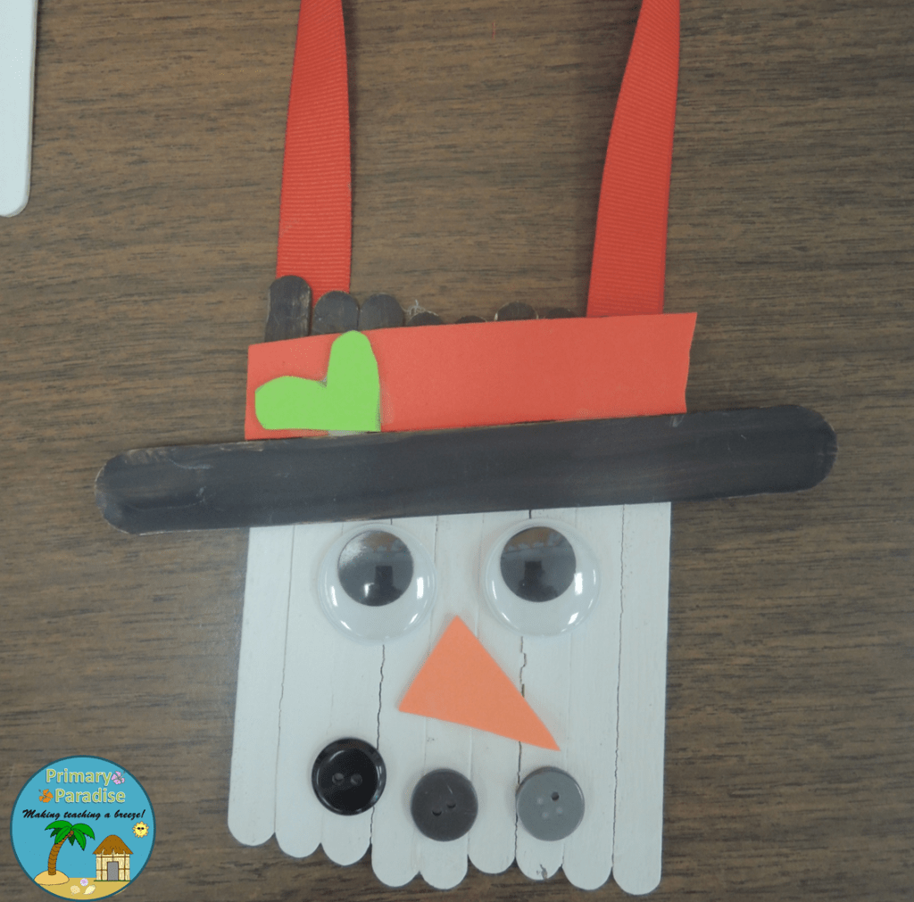 Popsicle Stick Snowman 7