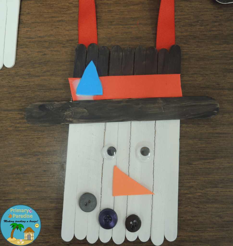 Popsicle Stick Snowman 8