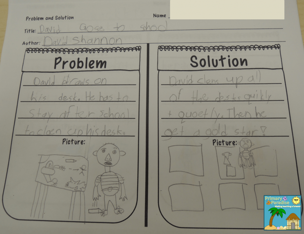 Problem Solution Chart Printable